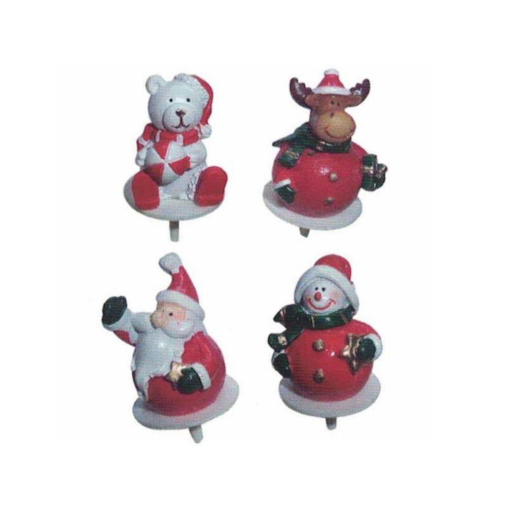 COMPAGNONS DE NOEL EN RESINE
