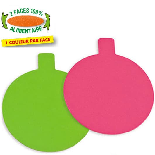 200 RONDS LANGUETTE ANIS/FRAMBOISE