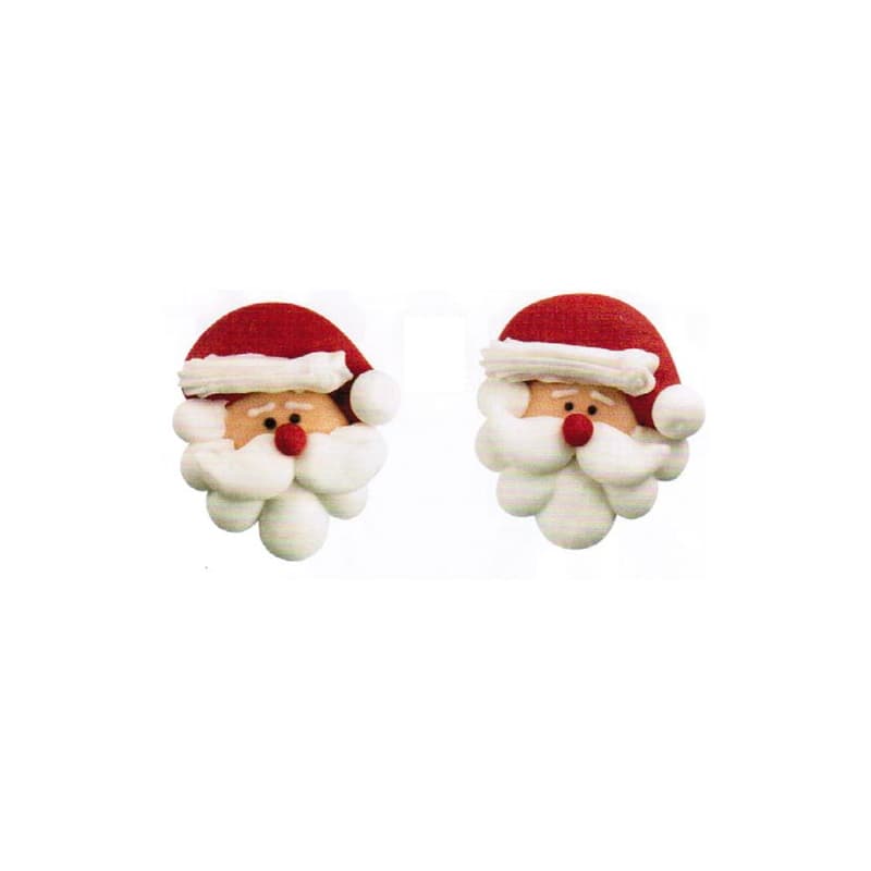 TETE DE PERE NOEL DECORS SUCRE